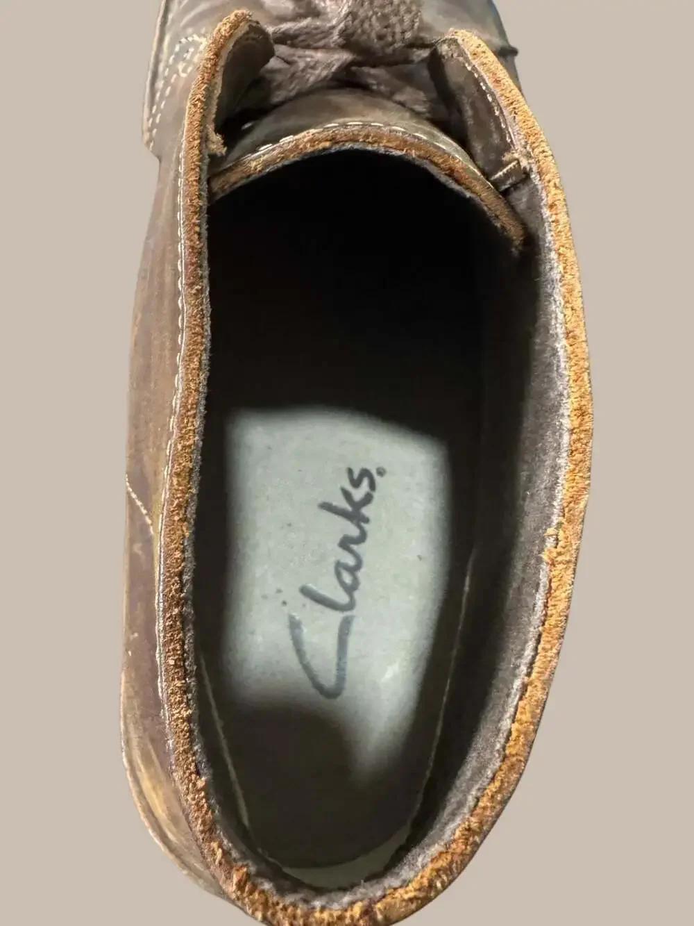 Clarks Desert Boot Brown Leather Men's Size 7.5